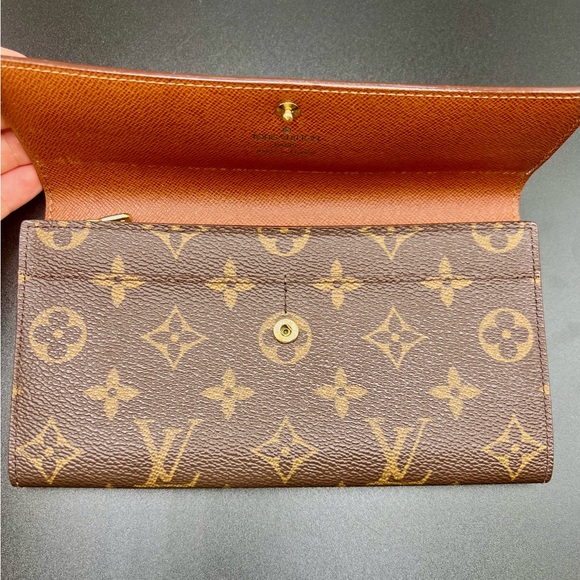 LOUIS VUITTON Monogram Pochette Porto Monnaie Bi-fold Long Wallet - Picture 7 of 8